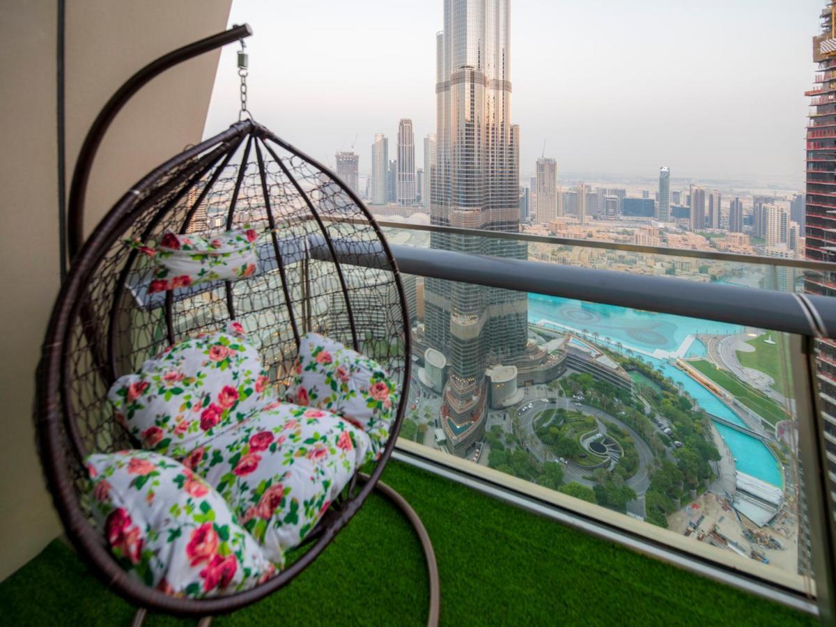 First Class 3Br With Full Burj Khalifa And Fountain View Dubai Exterior photo